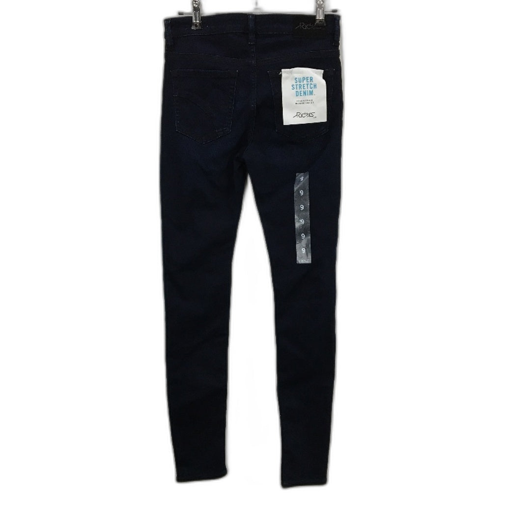 Riders by Lee Navy Blue Skinny Mid Vegas Denim Jeans Ladies Size