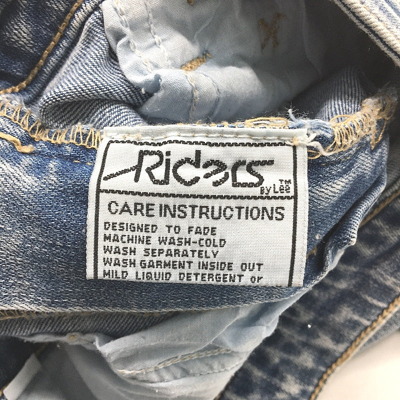 Riders by Lee Light Blue Mid Rise Ankle Skimmer Denim Jeans Ladies Size AU 10
