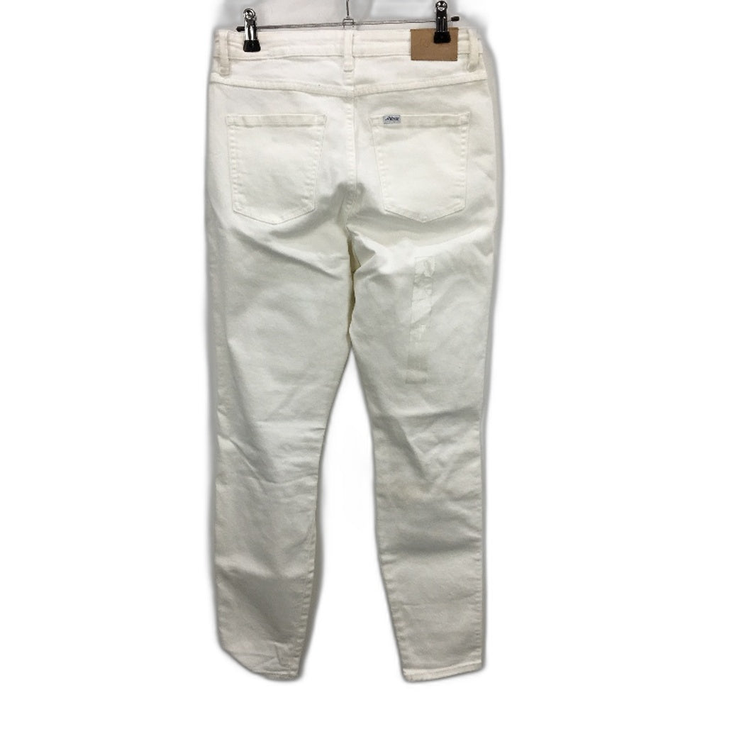 Riders by Lee White Ripped Hi-Rider High Rise Denim Jeans Ladies Size 11