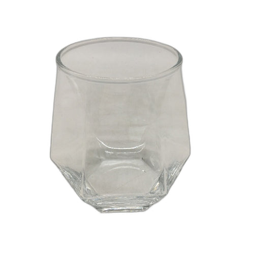 Set of 6 Diamond Whiskey Glasses 11oz Old Fashioned Classy Drinking Glasses