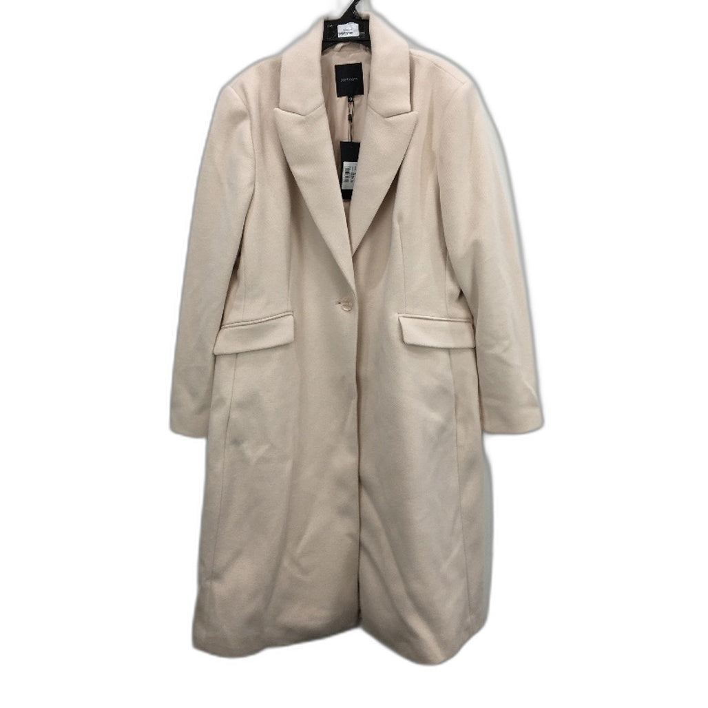 Portmans Single Breasted Light Pink Soft Button Winter Coat Ladies Size AU 18