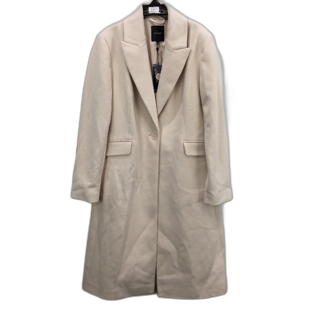 Portmans Single Breasted Light Pink Soft Button Winter Coat Ladies Size AU 14