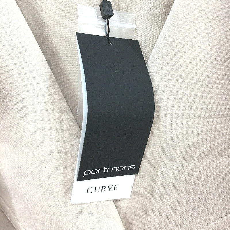 Portmans Curve Buckwheat Double Breasted Belted Trench Coat Ladies Size 22 NEW