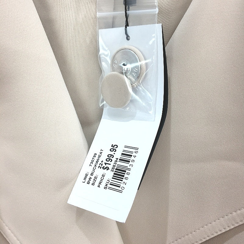 Portmans Curve Buckwheat Double Breasted Belted Trench Coat Ladies Size 22 NEW