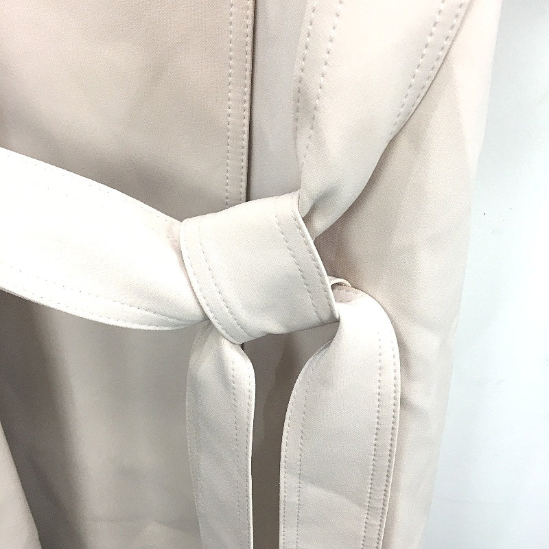 Portmans Curve Buckwheat Double Breasted Belted Trench Coat Ladies Size 22 NEW