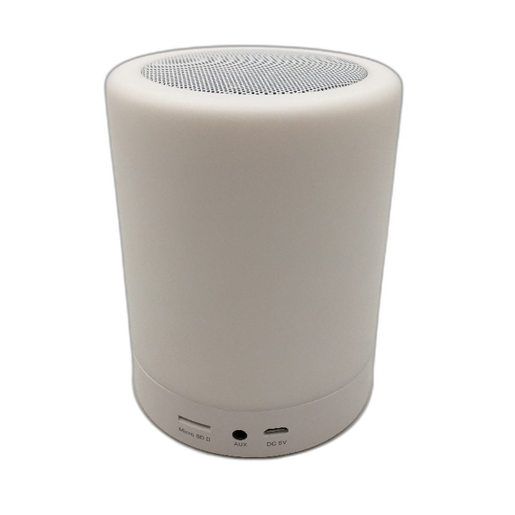 Night Light Touch Control LED Lamp Portable Speaker Alarm Clock Dimmable Colour