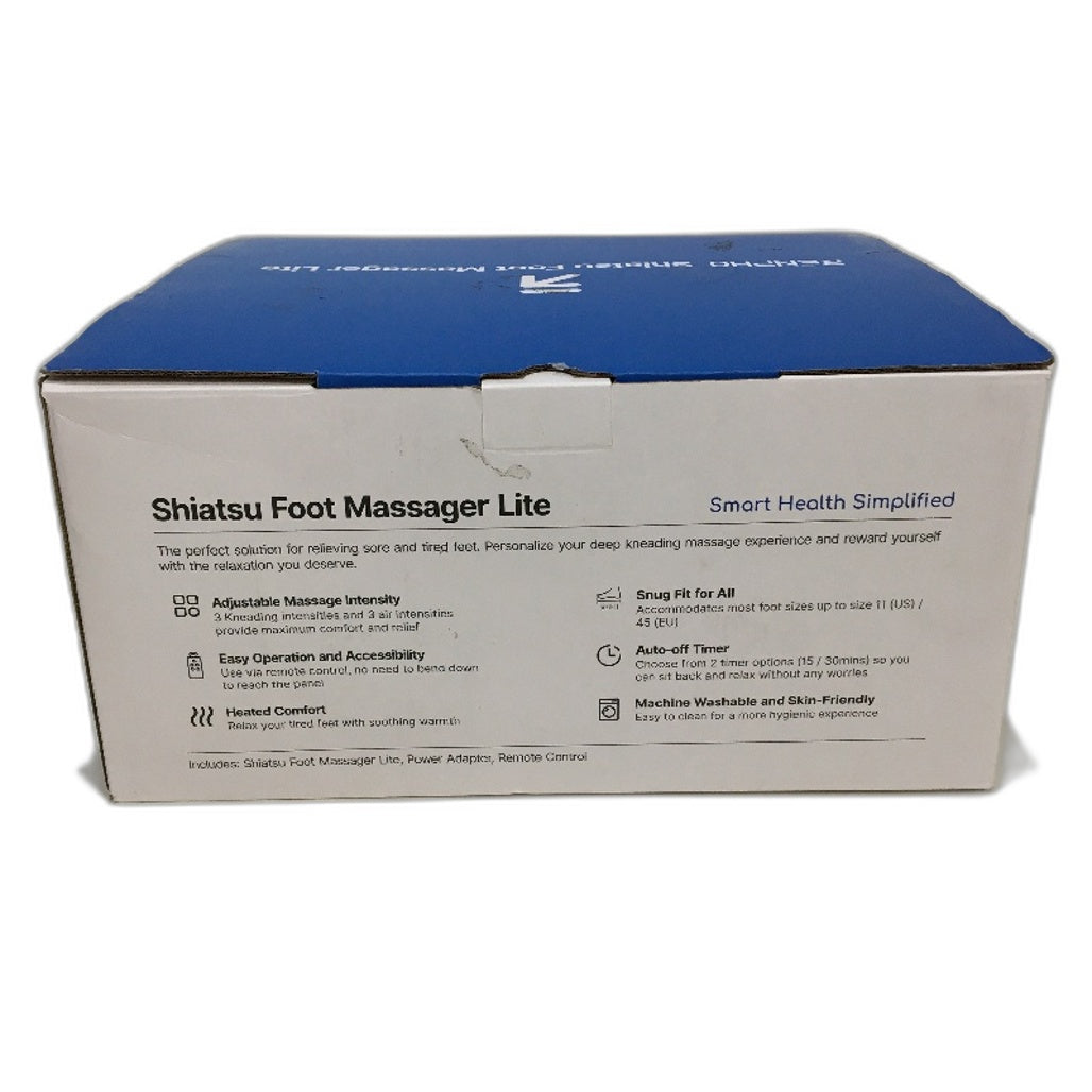 RENPHO Shiatsu Foot Massanger Lite Remote Control Heat Therapy Relax RP-FM057R