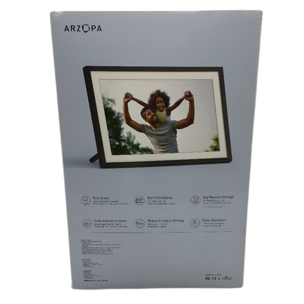 ARZOPA 15 6 Inch Large Digital Picture Photo Video Frame HD Touch screen 32GB