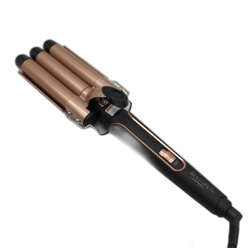 Professional Ceramic 5 In1 Styling Curling Wand Hair Curler Iron 3 Barrel 9-32MM