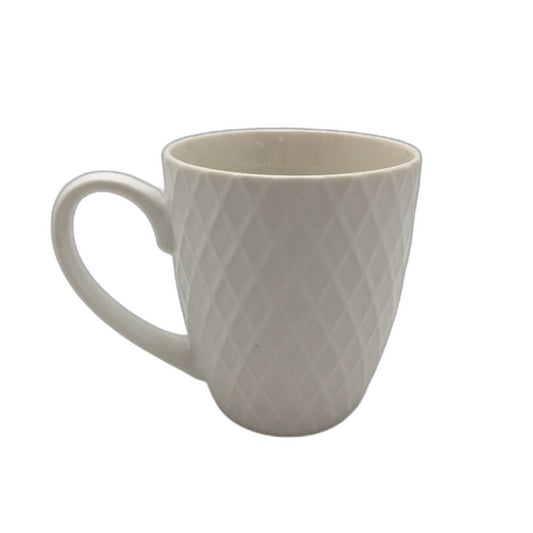 Miamio 6 Piece Palmanova Collection 400mL Ceramic Coffee Mugs in White NEW