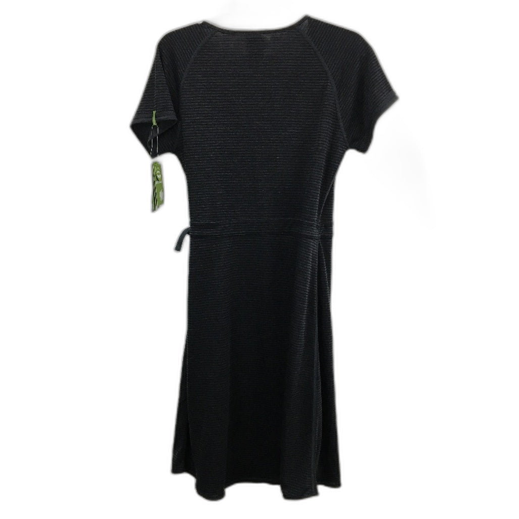 Kathmandu Adapt Granite Stripe Reversible Wrap Dress Ladies Size AU 12 NEW