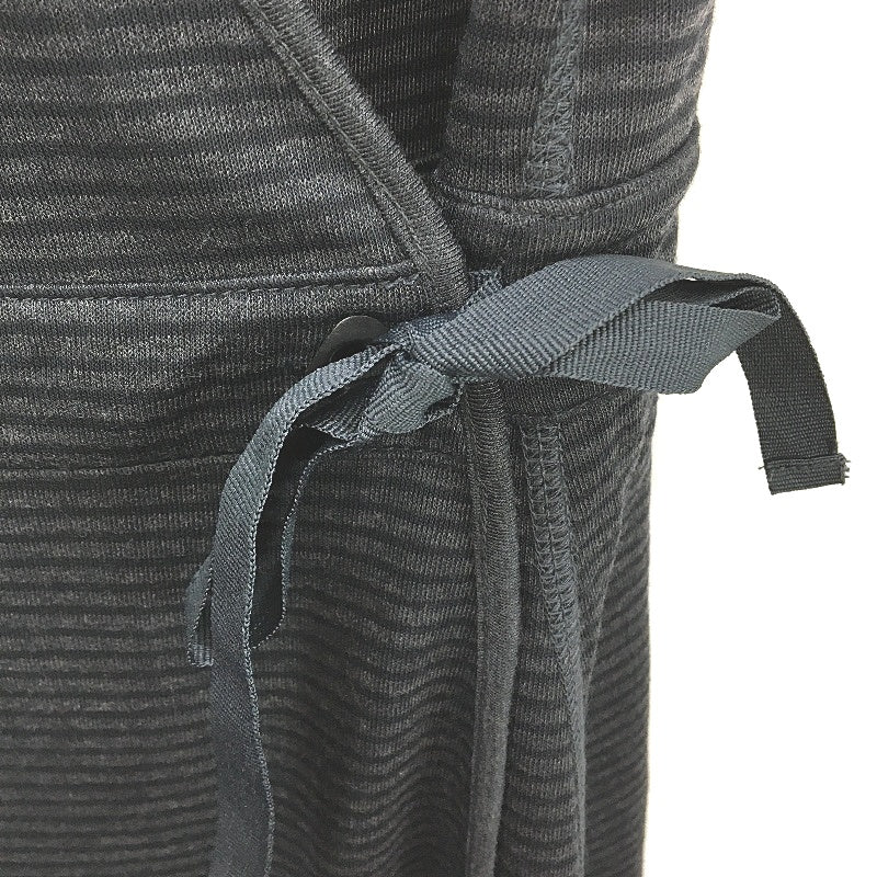 Kathmandu Adapt Granite Stripe Reversible Wrap Dress Ladies Size AU 12 NEW