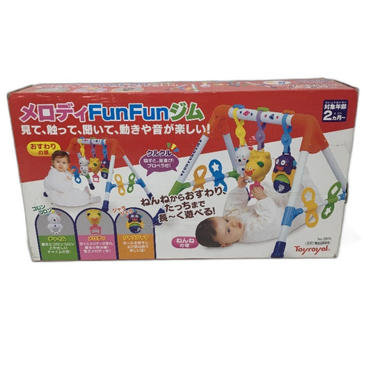 Toyroyal FunFun Baby Hanging Fidget Gym Bar with Sounds for Ages 2 Months Up NEW
