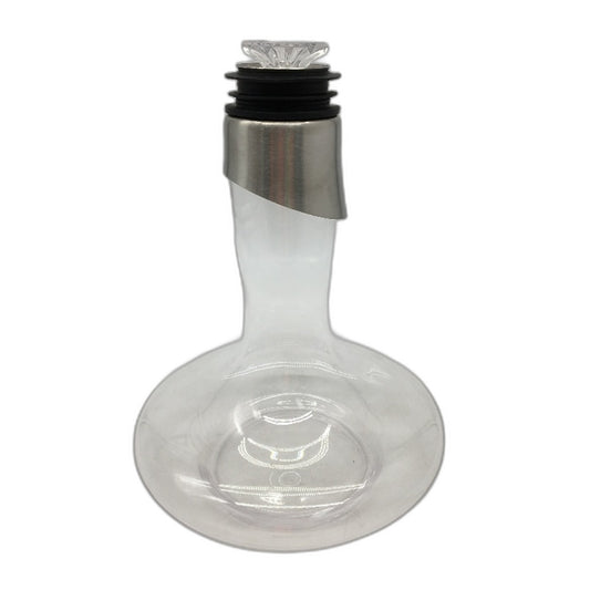 1500mL Crystal Clear Glass Wine Decanter with Built in Aerator Pourer NEW