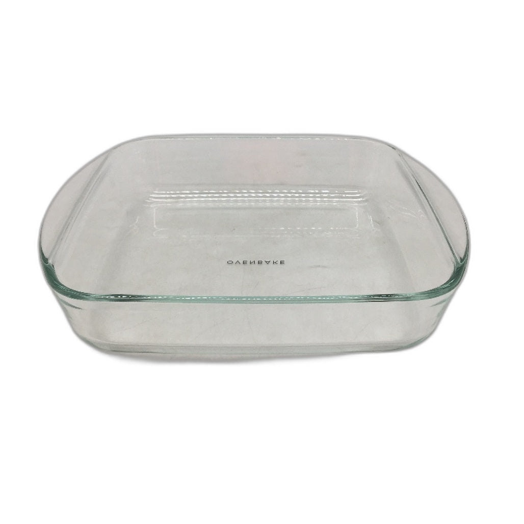 OvenBake 1.6L Oven and Microwave Safe Pure Square Baker Clear Glass Pan NEW