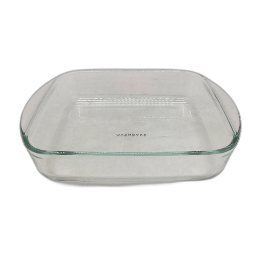 OvenBake 1.6L Oven and Microwave Safe Pure Square Baker Clear Glass Pan NEW