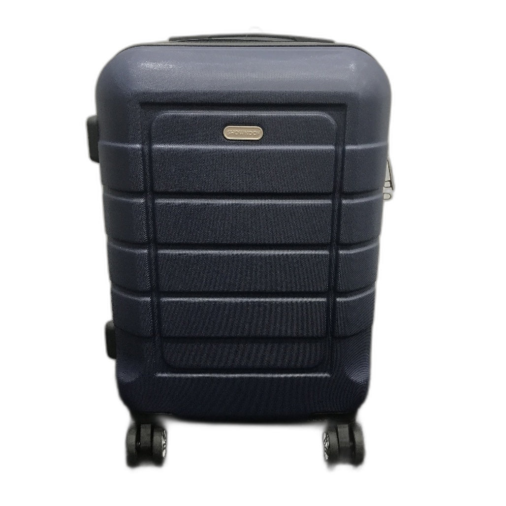 Showkoo 48cm Hand Carry Deep Blue Spinner Wheeled Travel Luggage Suitcase NEW