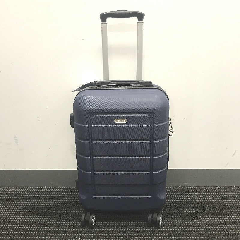 Showkoo 48cm Hand Carry Deep Blue Spinner Wheeled Travel Luggage Suitcase NEW
