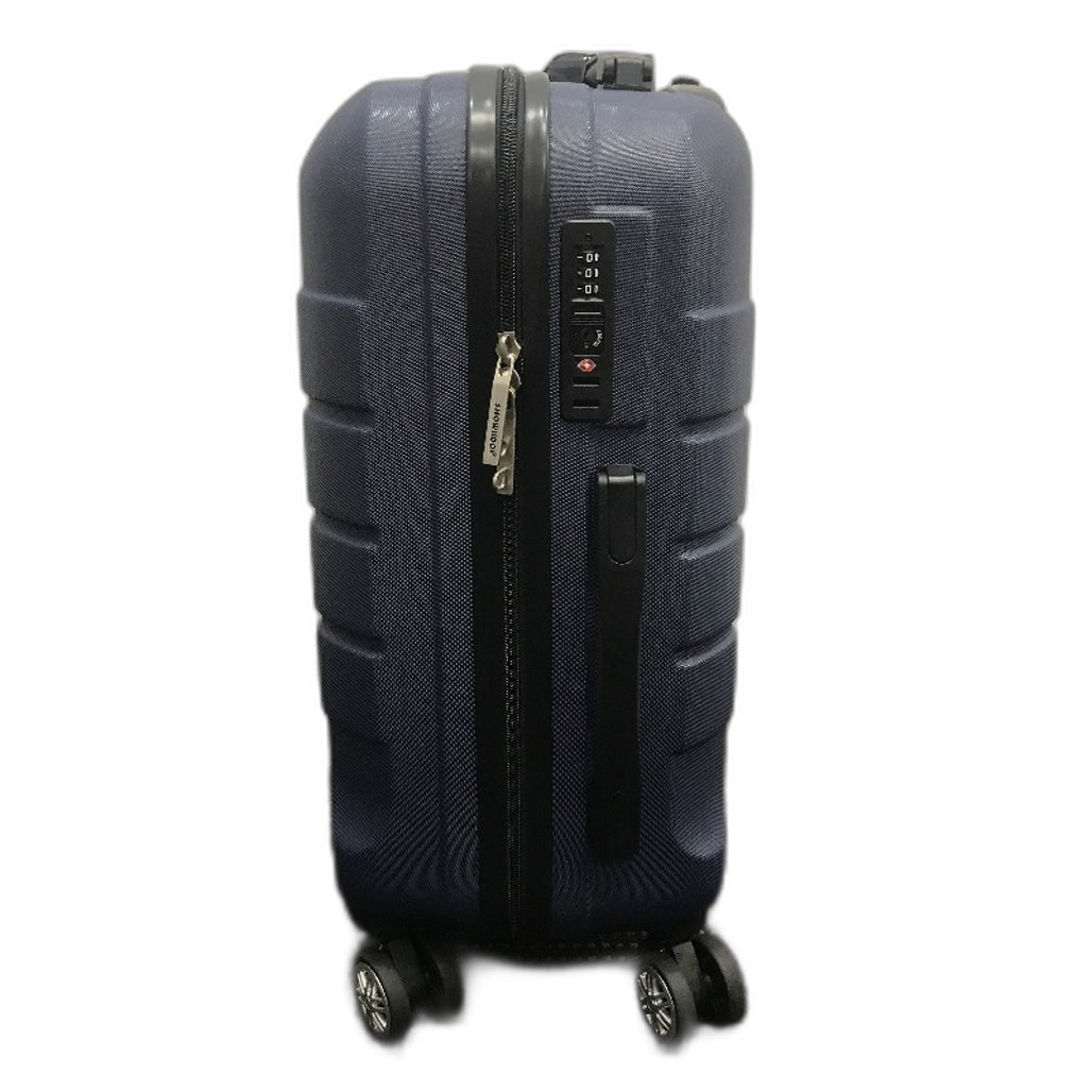 Showkoo 48cm Hand Carry Deep Blue Spinner Wheeled Travel Luggage Suitcase NEW