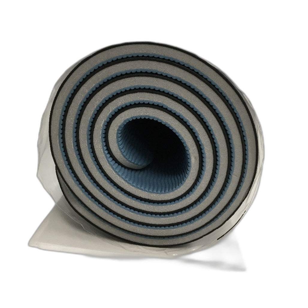 10mm Thick Versatile Reversible Fitness Mat in Black and Blue NEW