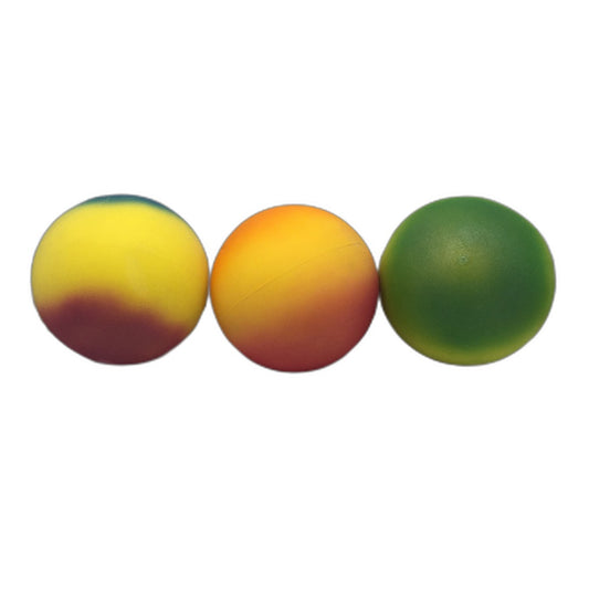 3 Pack of Approx 23cm Multi Colourful Soft Foam Bouncing Balls DEMO