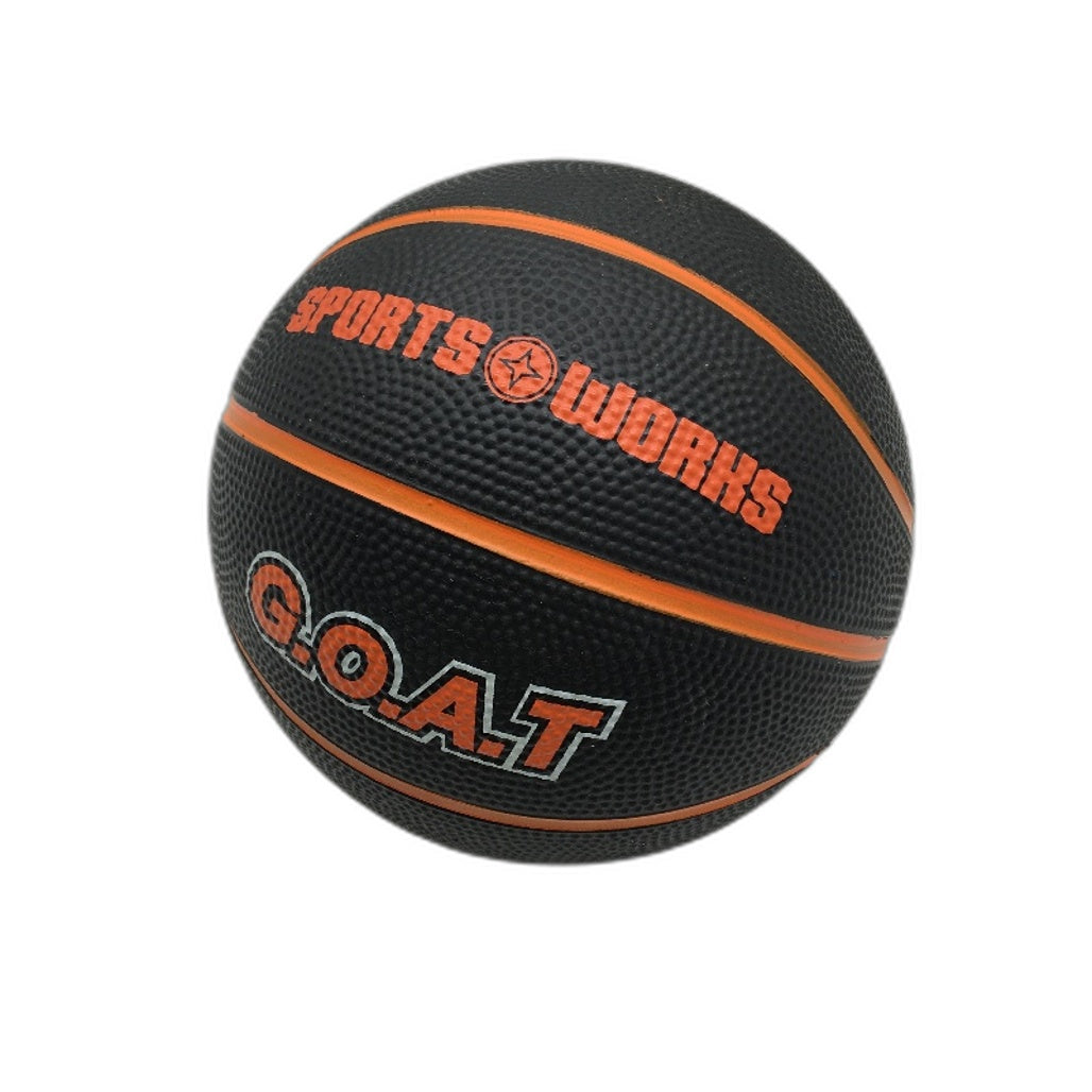 2 Pack All Surface Size 7 and Mini Basketball Balls in Black DEMO