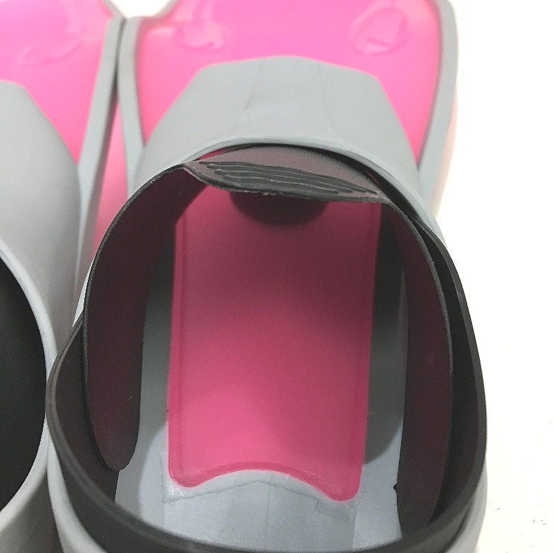 Magenta Swim Fins with Clear Plastic Carry Bag Size Medium EU 38-39 DEMO