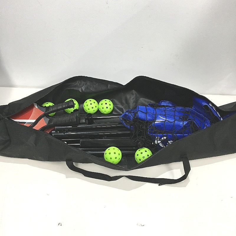 Ksports Pickleball Set Multifunctional 22 Foot Net With Paddles & Pickleballs