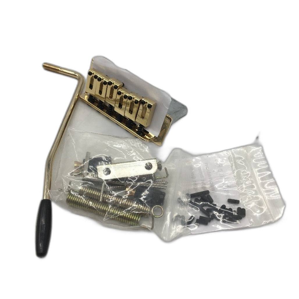 Musiclily Gold Guitar Tremolo Bridge MX19056D 2 Point 10.5 String Space NEW