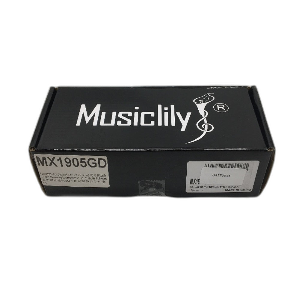 Musiclily Gold Guitar Tremolo Bridge MX19056D 2 Point 10.5 String Space NEW