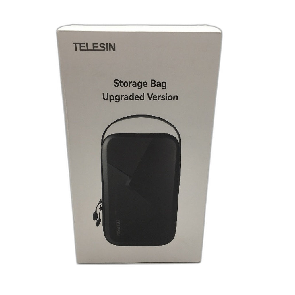 Telesin Black Multifunctional Hard Shell Camera Storage Bag Size Small NEW