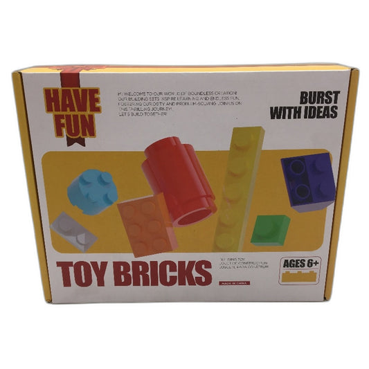 Burst With Ideas Multicoloured Building Block Set  With LED Light Ages 6+ NEW