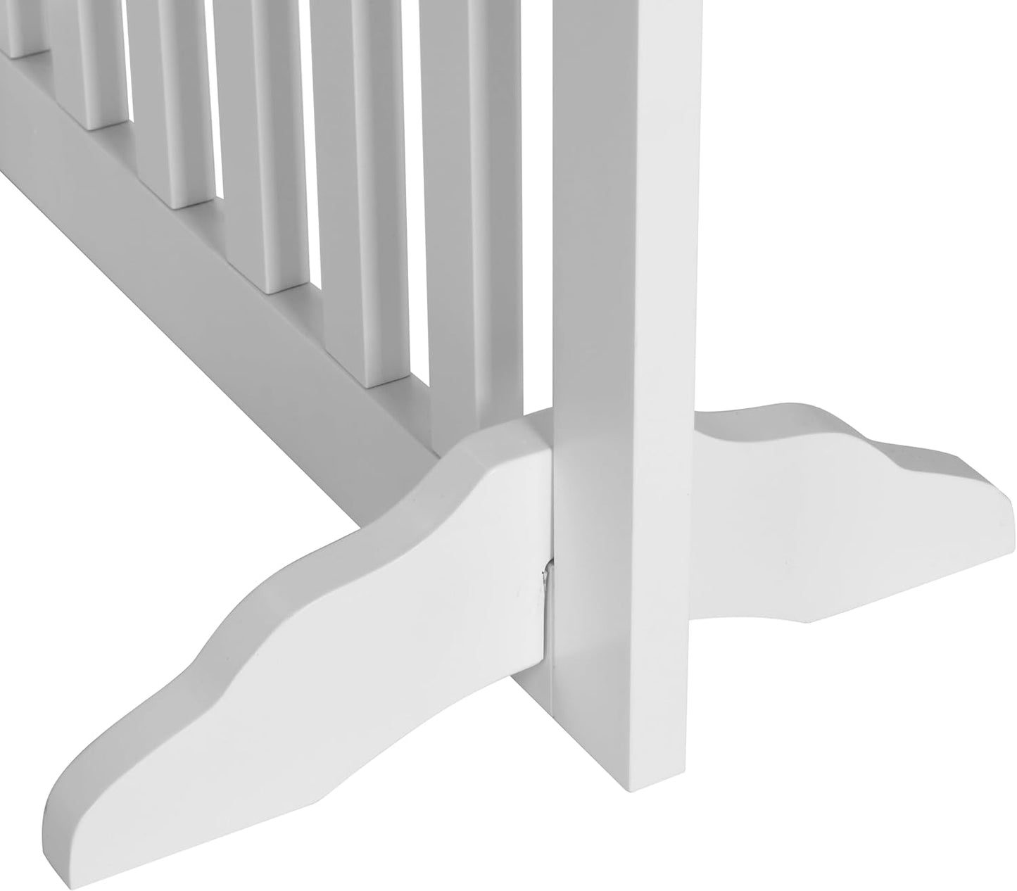 Charlies 4 Panel Freestanding Foldable Wooden Pet Animal Gate NEW
