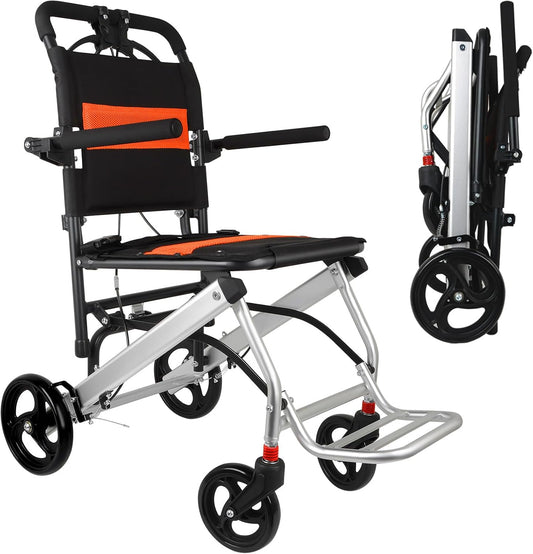 Tripaide Foldable Lightweight Patient Transfer Compact Wheelchair Adults NEW