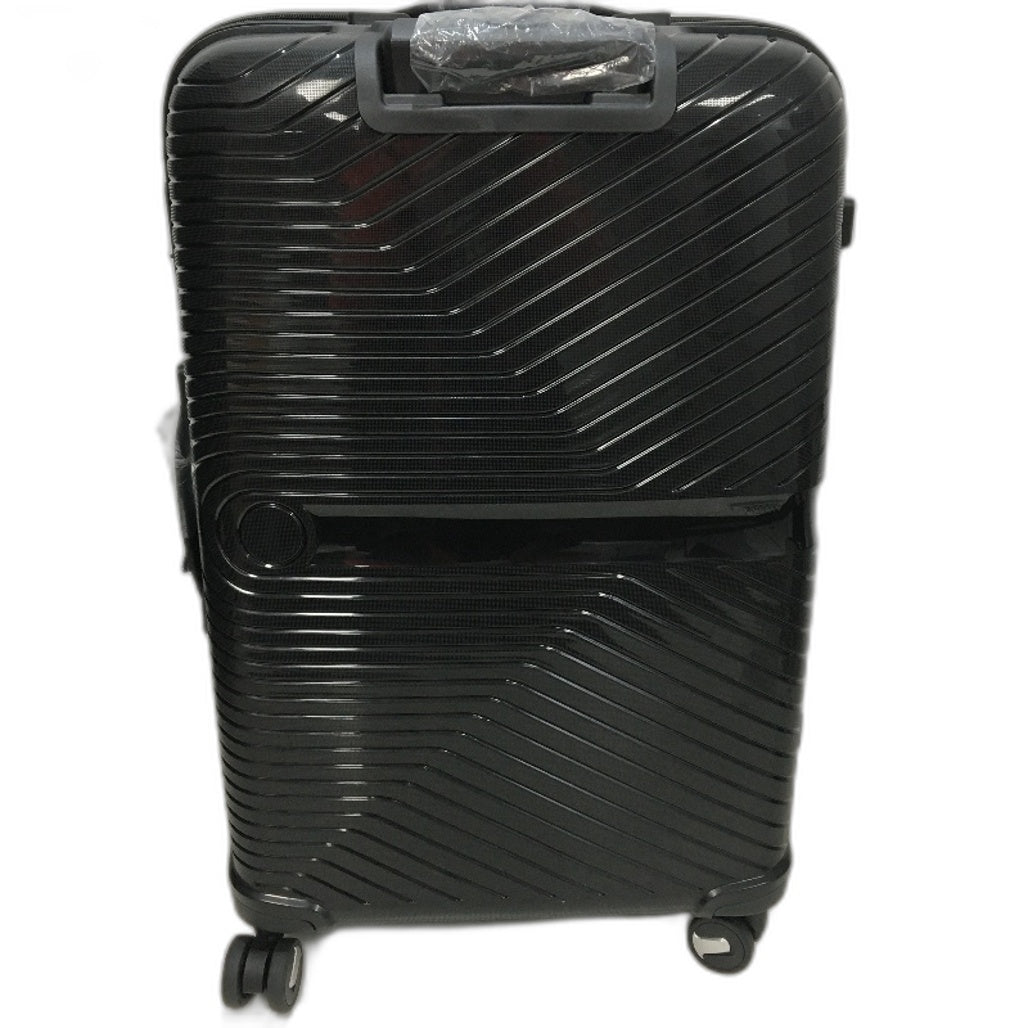 Black XL Spinner Wheeled Travel Luggage Combination Lock Suitcase 72cm NEW