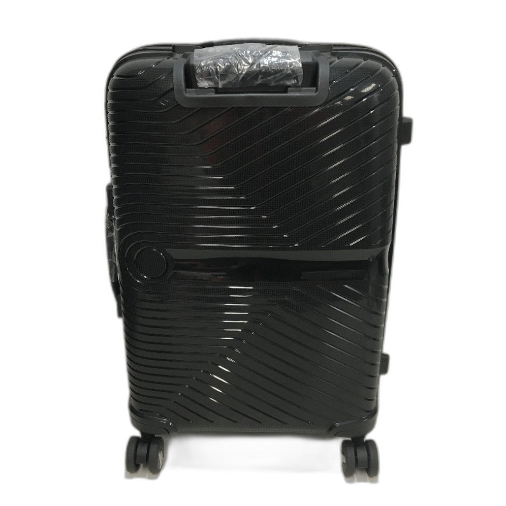 Black 24" Spinner Wheeled Travel Luggage Combination Lock Suitcase 60cm NEW