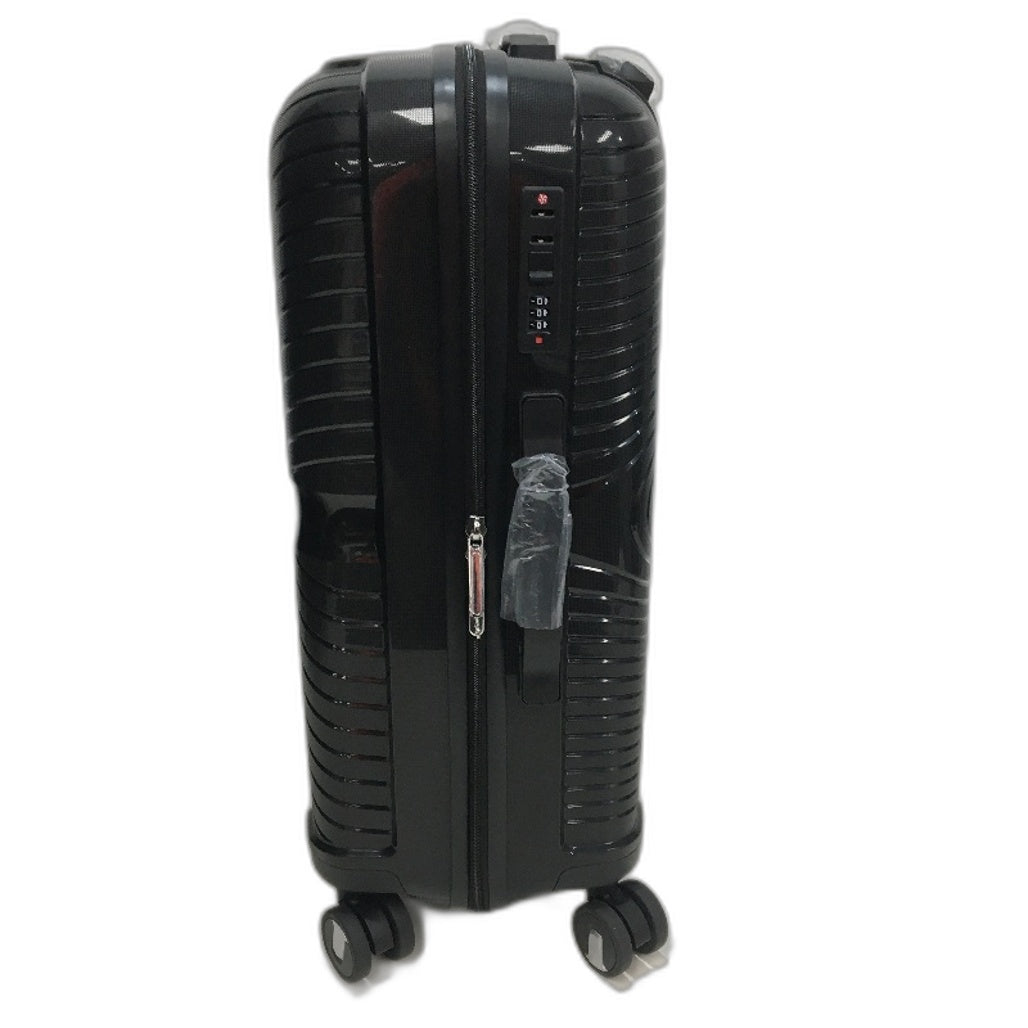 Black 24" Spinner Wheeled Travel Luggage Combination Lock Suitcase 60cm NEW