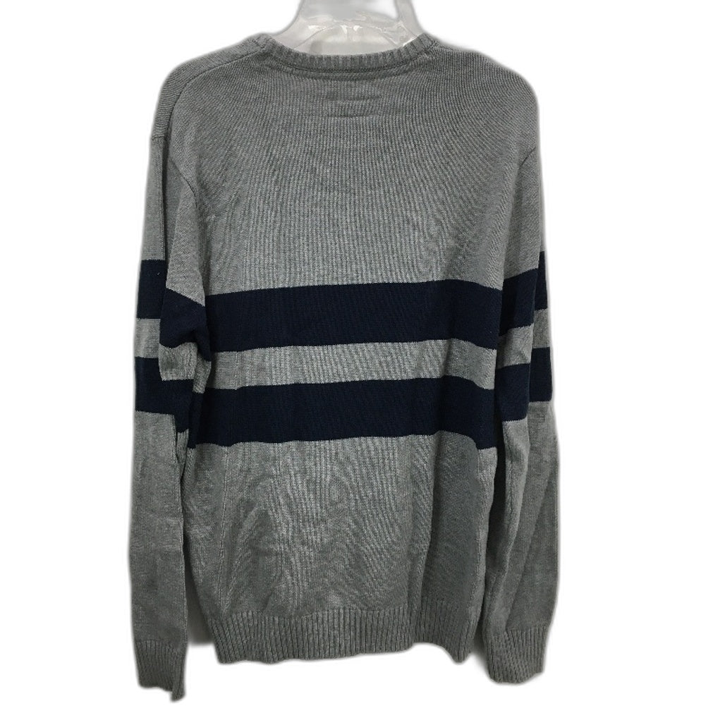Jeanswest 2Pack Grey Thick Stripe Cotton LSleeve Knit Jumpers Mens Size L NEW
