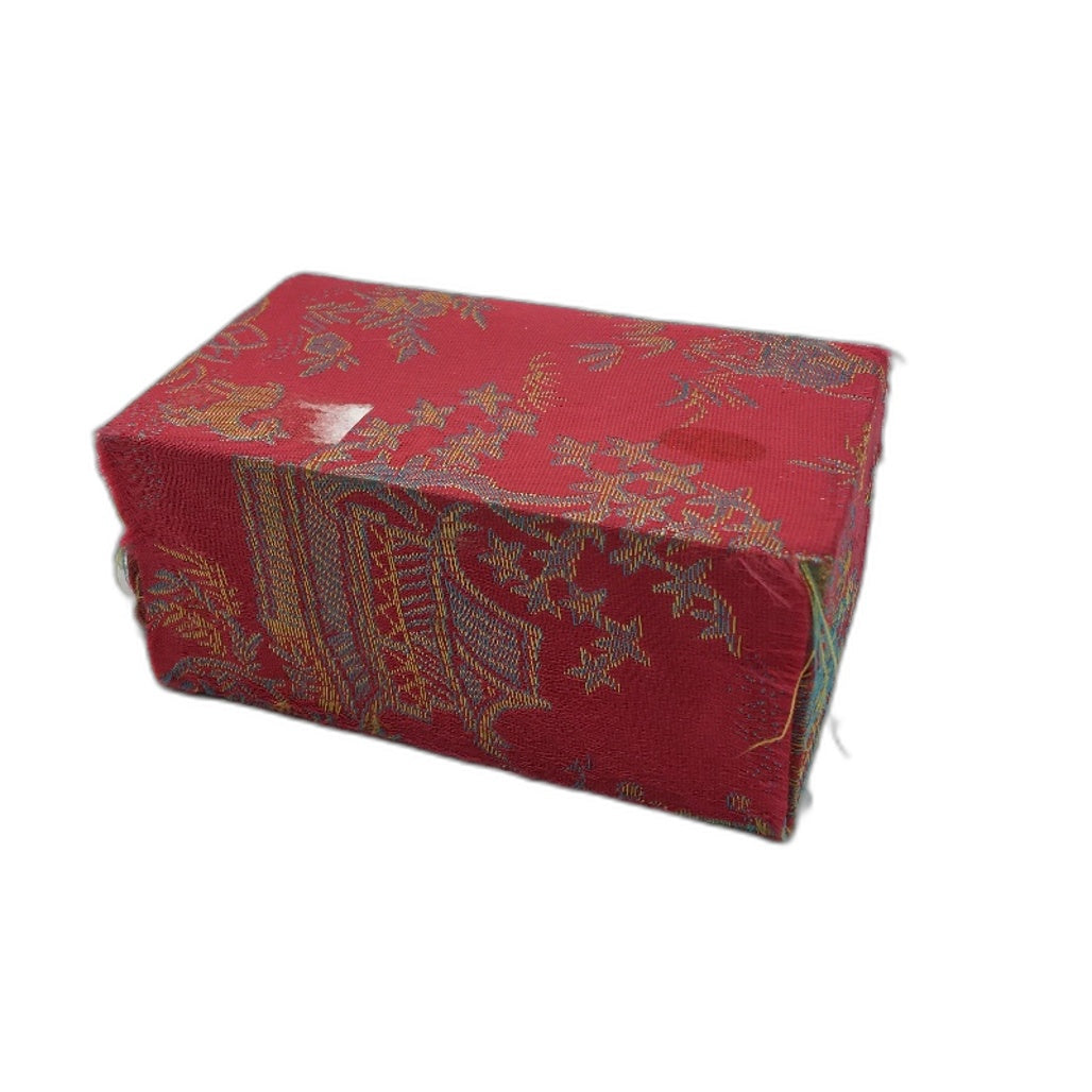 VINTAGE Etched Red Wooden Baoding Chinese Exercise Stress Balls In Storage Box