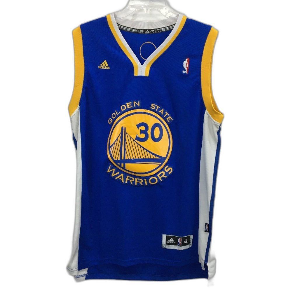 Adidas NBA Golden State Warriors Curry No 30 Basketball Jersey Mens Size XL