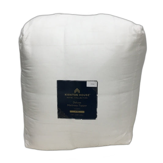 Kirkton House Deluxe 375TC Cotton Cover Mattress Topper KING Size NEW