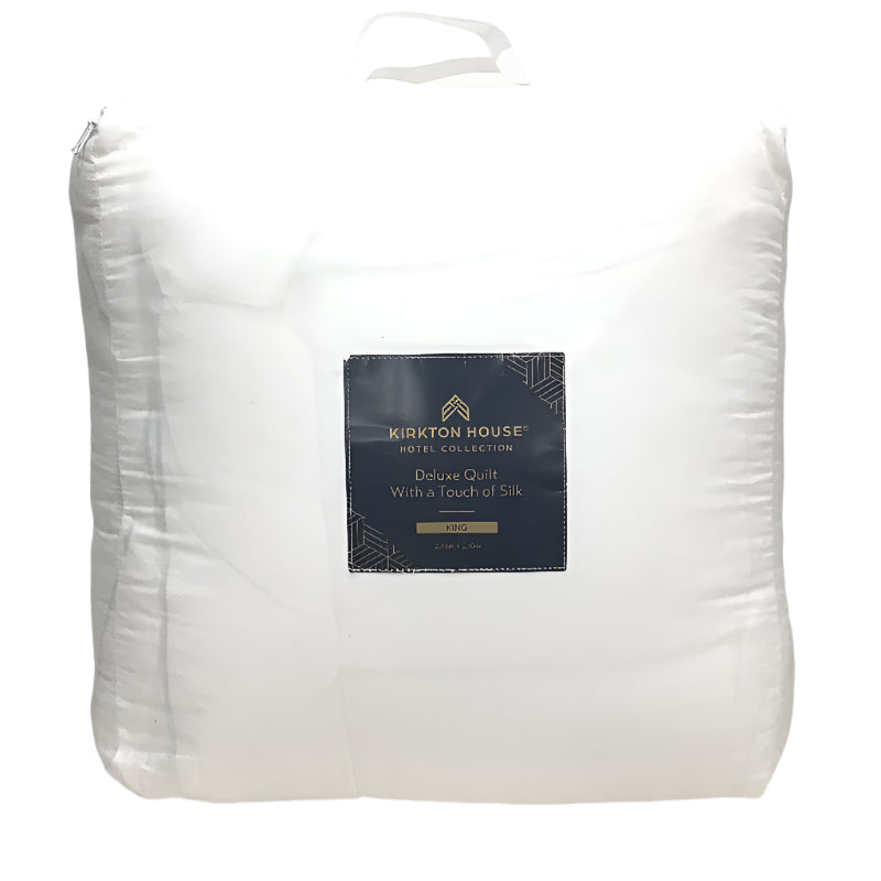 Kirkton House 375TC Cotton Cover Touch Of Silk Deluxe Quilt KING Size NEW