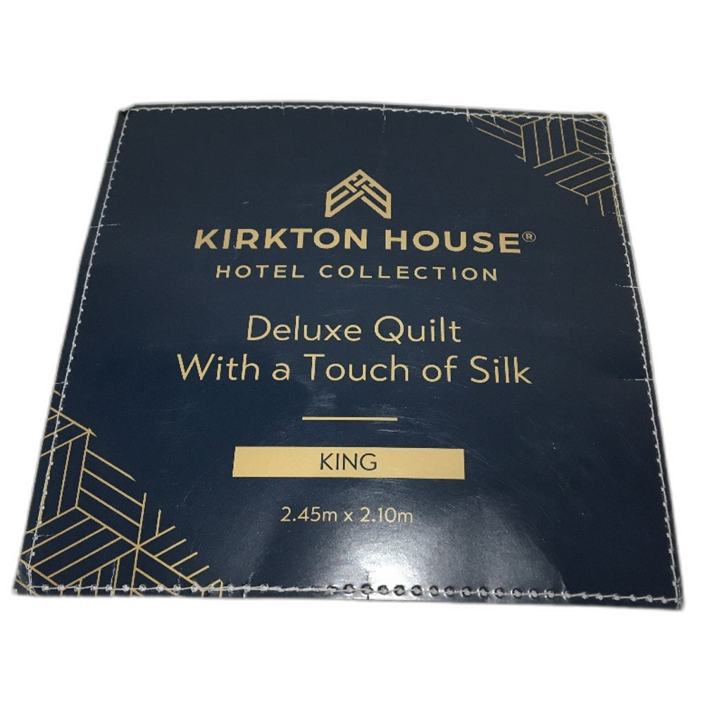 Kirkton House 375TC Cotton Cover Touch Of Silk Deluxe Quilt KING Size NEW