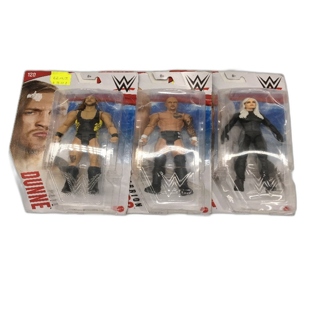 Mattel 2020 WWE Wrestling 3 Pce Figurine Pack Inc Karrion Kross & Scarlett NEW