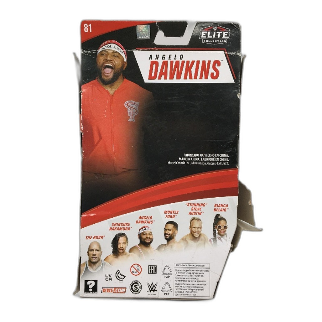 Mattel 2020 WWE Wrestling Elite Angelo Dawkins Collection Figurine NEW