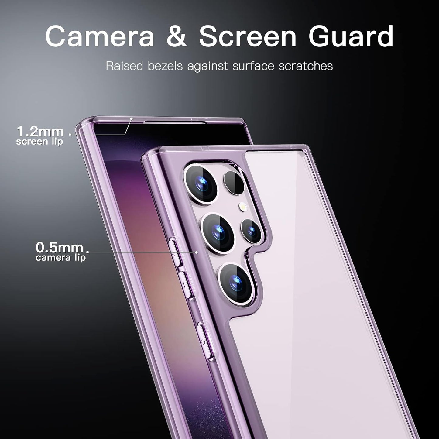 JETech Basic Case for Samsung Galaxy S23 Ultra 5G 6.8-Inch Non-Yellowing DEMO