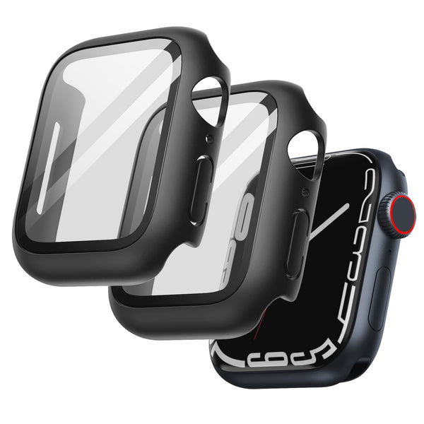 JETech Black Screen Protector for Apple Watch Series 9 8 7 41mm - Durable DEMO