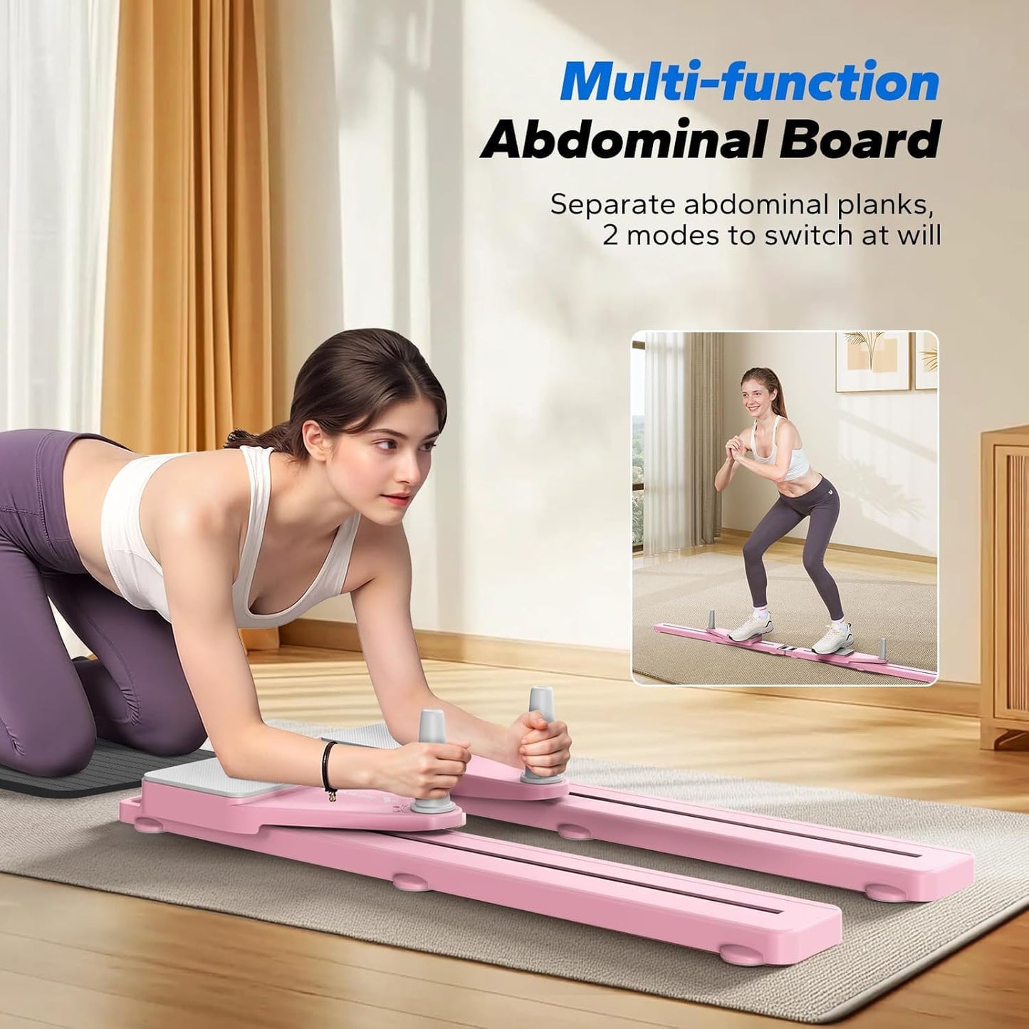 BETTERINMETA Multifunctional Reformers Abdominal Reformer Machine with DEMO