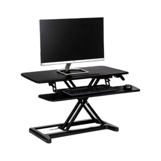 J Burrows Sit-Stand Desk Converter Height Adjustable Ergonomic Workstation DEMO