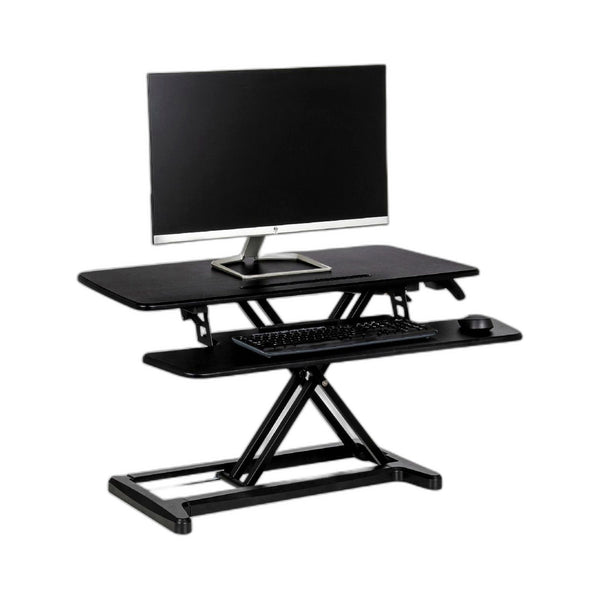 J Burrows Sit-Stand Desk Converter Height Adjustable Ergonomic Workstation DEMO